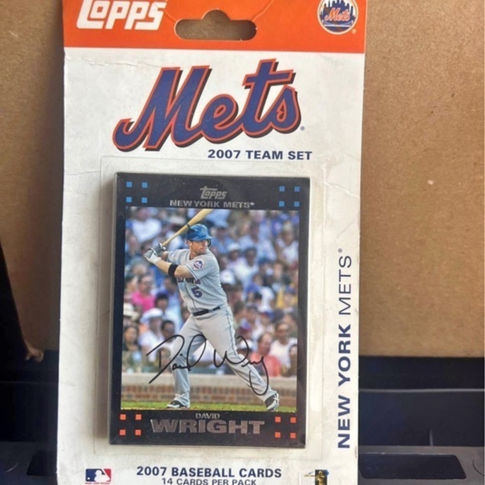 Topps 2007 New York Mets Baseball Card Set